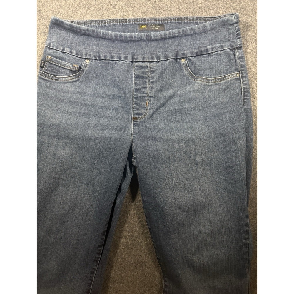 Lee Sculpting Slim Fit Slim Leg Mid Rise Jeans‎ Women's Size 12 Medium
